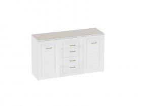 Комод 4 ящ 2 дв Манхэттен спальня в Плотниково - plotnikovo.mebel-nsk.ru | фото