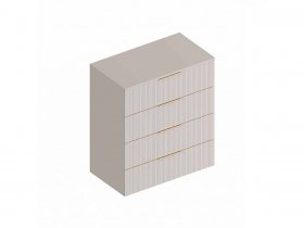 Комод с 4 ящ. «Тефия» (тефия/софт сантьяго) в Плотниково - plotnikovo.mebel-nsk.ru | фото