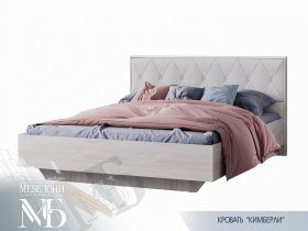 Кровать двуспальная 1,6м Кимберли КР-13 в Плотниково - plotnikovo.mebel-nsk.ru | фото