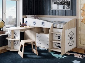Кровать комбинированная «Немо» в Плотниково - plotnikovo.mebel-nsk.ru | фото