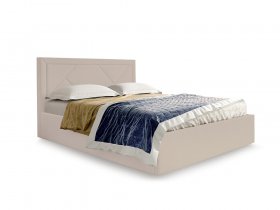Кровать мягкая 1,6 Сиеста стандарт, вар.2 в Плотниково - plotnikovo.mebel-nsk.ru | фото