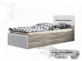 Кровать односпальная Наоми КР-12 в Плотниково - plotnikovo.mebel-nsk.ru | фото
