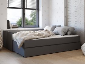 Кровать-трансформер Симпл КР-51 (графит) в Плотниково - plotnikovo.mebel-nsk.ru | фото