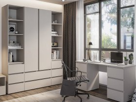 Модульная детская Люмо (кашемир) в Плотниково - plotnikovo.mebel-nsk.ru | фото