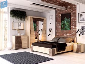 Модульная спальня Санремо в Плотниково - plotnikovo.mebel-nsk.ru | фото