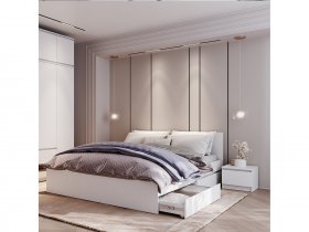 Модульная спальня Симпл в Плотниково - plotnikovo.mebel-nsk.ru | фото