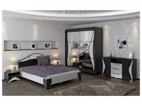 Модульная спальня Верона (Линаура) в Плотниково - plotnikovo.mebel-nsk.ru | фото
