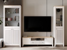 Модульная стенка Валенсия в Плотниково - plotnikovo.mebel-nsk.ru | фото