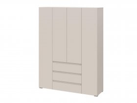 Шкаф четырехстворчатый с ящиками Люмо ШК-05 в Плотниково - plotnikovo.mebel-nsk.ru | фото