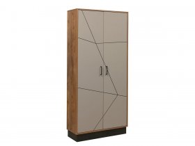 Шкаф двухстворчатый комбинированный для одежды Гамма  54.14 в Плотниково - plotnikovo.mebel-nsk.ru | фото