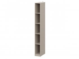 Шкаф-стеллаж ШК-25 Эккервуд (меланж) в Плотниково - plotnikovo.mebel-nsk.ru | фото