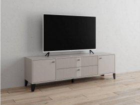 Тумба под ТВ Парус-10 (кашемир/сантьяго софт) в Плотниково - plotnikovo.mebel-nsk.ru | фото